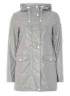Dorothy Perkins Grey Stripe Lined Raincoat