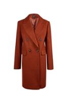 Dorothy Perkins Rust Double Breasted Coat