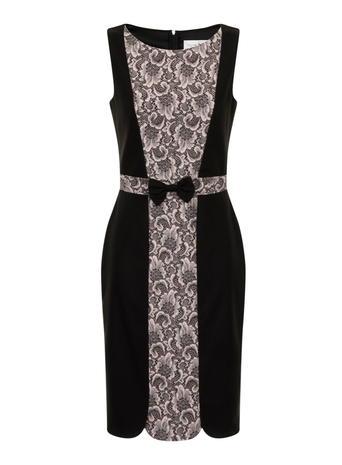 Dorothy Perkins Black Lace Panel Dress