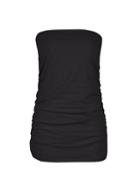 Dorothy Perkins Black Bandeau Cotton Blend Top