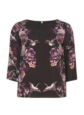 Dorothy Perkins Purple Oriental Top