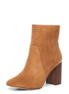 Dorothy Perkins 'amanda' Tan Wooden Heel Boots