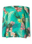 Dorothy Perkins Turquoise Tropical Bardot Top