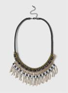 Dorothy Perkins Cord And Leaf Collar Necklace