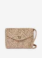 Dorothy Perkins Multi Coloured Cheetah Print Twist Lock Cross Body Bag