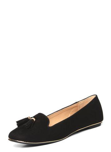 Dorothy Perkins Black 'heston' Tassel Slipper Pumps
