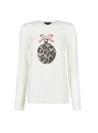 Dorothy Perkins Ivory Sequin Leopard Bauble Motif Jumper