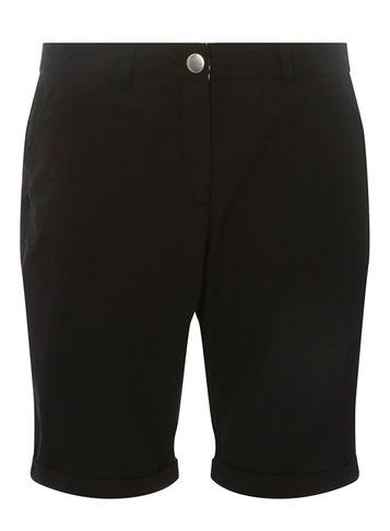 Dorothy Perkins Black Poplin Knee Shorts