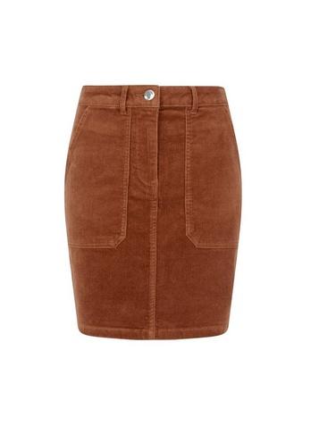 Dorothy Perkins Tan Cord Mini Skirt