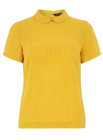 Dorothy Perkins Ochre Collar Soft Tee