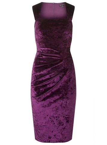 Dorothy Perkins *scarlett B Purple 'lara' Bodycon Dress
