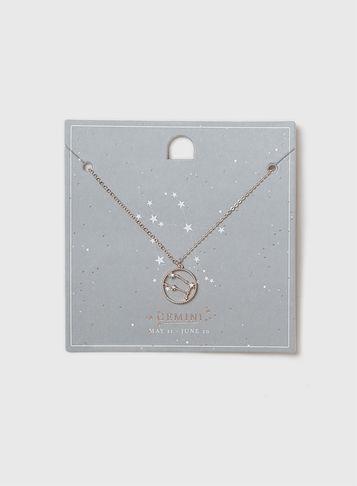 Dorothy Perkins Gemini Horoscope Necklace