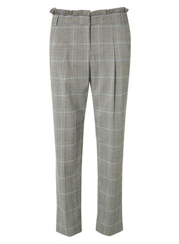 Dorothy Perkins Multi Colour Checked Frill Peg Trousers