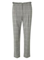 Dorothy Perkins Multi Colour Checked Frill Peg Trousers