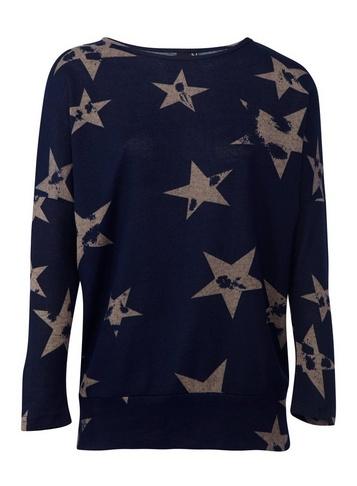 *izabel London Star Print Knitted Jumper