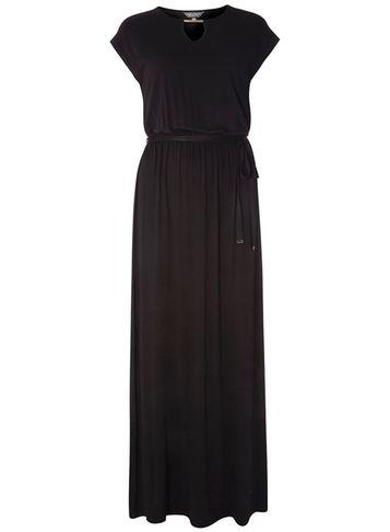 Dorothy Perkins *tall Black Gold Bar Maxi Dress
