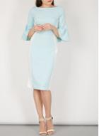 Dorothy Perkins *feverfish Blue Contrast Dress