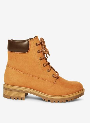 Dorothy Perkins Tan 'malmo' Hiker Boots