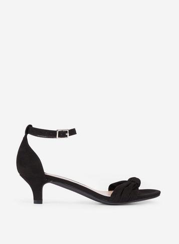 Dorothy Perkins Wide Fit Black Sunshine Sandals