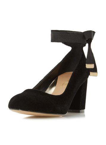Dorothy Perkins *head Over Heels By Dune 'avandra' Black Heeled Shoes