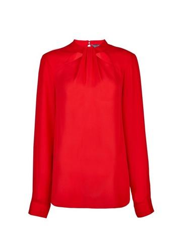 Dorothy Perkins *tall Red Button Emily Top.