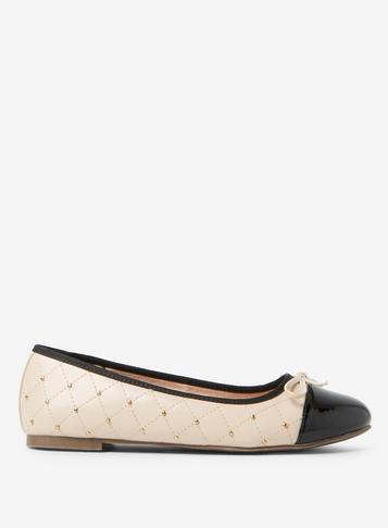 Dorothy Perkins Wide Fit Nude Pu Petra Pumps