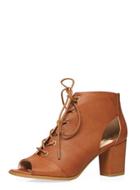 Dorothy Perkins Open Toe Lace Up Heeled Summer Boots