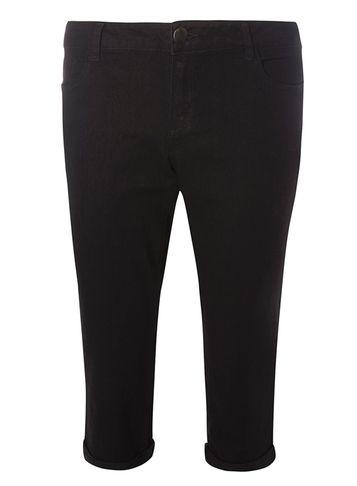 Dorothy Perkins Black Denim Crop Jean