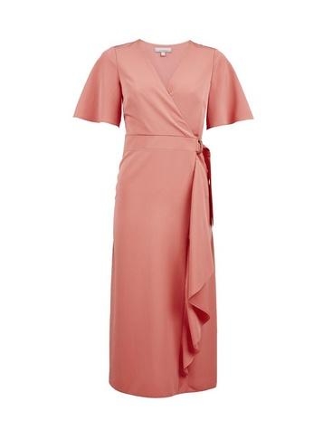 Dorothy Perkins Petite Rose Wrap Midi Dress