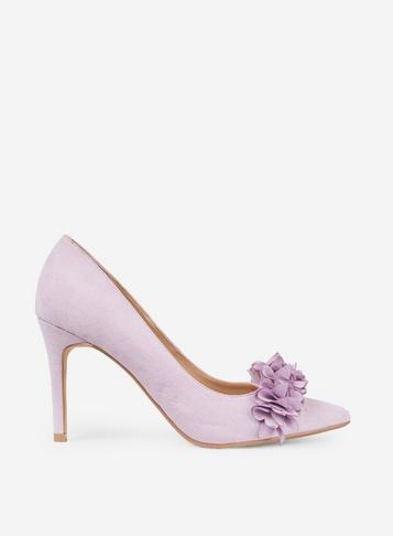 Dorothy Perkins Wide Fit Lilac 'daylily' Court Shoes