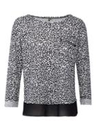 *izabel London Grey Animal Print Jumper