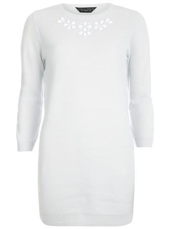 Dorothy Perkins Blue Enamel Embellished Tunic