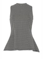 Dorothy Perkins *izabel London Black And White Sleeveless Top