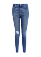 Dorothy Perkins Blue 'darcy' Skinny Fit Ankle Grazer Jeans