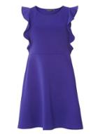 Dorothy Perkins Cobalt Ruffle Fit And Flare Dress