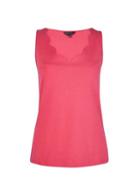 Dorothy Perkins Pink Sleeveless Scallop Neck Vest