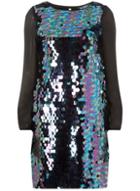 Dorothy Perkins *billie & Blossom Multi Colour Sequin Front Shift Dress