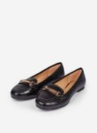 Dorothy Perkins Wide Fit Black Lair Loafers