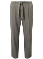 Dorothy Perkins Grey Tie Tapered Leg Trousers
