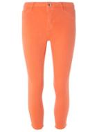 Dorothy Perkins Orange Raw Hem Skinny Fit Jeans