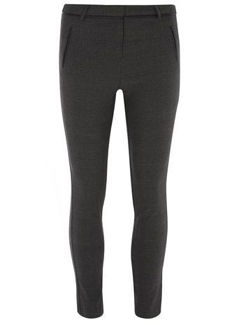 Dorothy Perkins Prince Of Wales Grey Trousers