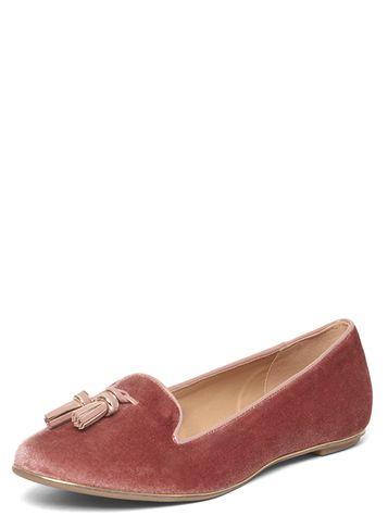 Dorothy Perkins Rose 'heston' Velvet Slipper Pumps