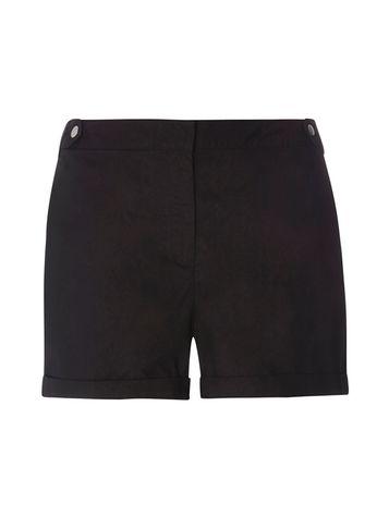 Dorothy Perkins Dp Curve Black Poplin Shorts