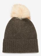 Dorothy Perkins Grey Pieces Dark Wool Pom Hat