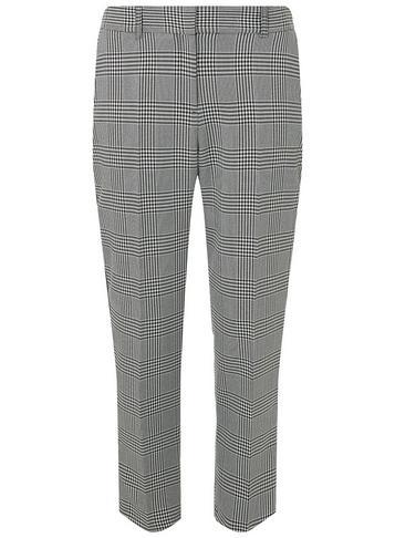 Dorothy Perkins Multi Coloured Side Stripe Checked Trousers