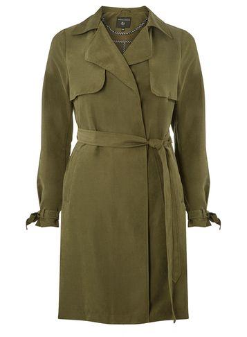 Dorothy Perkins Khaki Longline Waterfall Mac