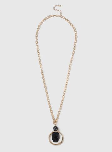 Dorothy Perkins Resin Pendant Necklace