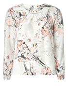 Dorothy Perkins *billie & Blossom Ivory Jersey Floral Top