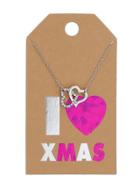 Dorothy Perkins Interlocked Heart Short Necklace