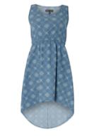 Dorothy Perkins *mela Denim Blue High-low Dress